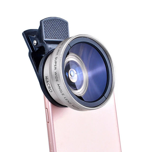 DualVision Lens Kit – 0.45X Wide Angle & 12.5X Macro Smartphone Lens