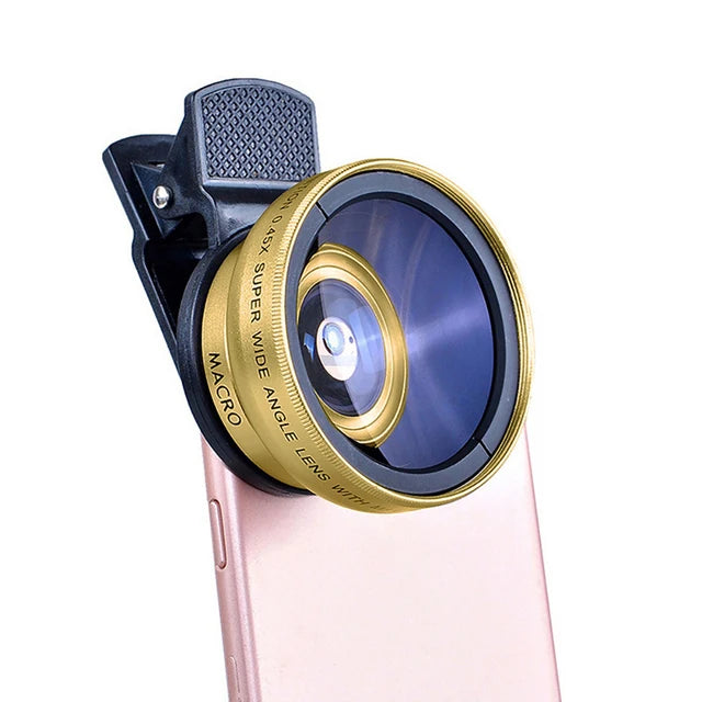 DualVision Lens Kit – 0.45X Wide Angle & 12.5X Macro Smartphone Lens