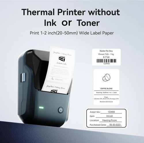 LabelMint B1 Portable Bluetooth Thermal Label Printer