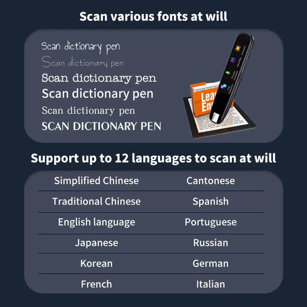 LinguaScan Pro AI Translation Pen