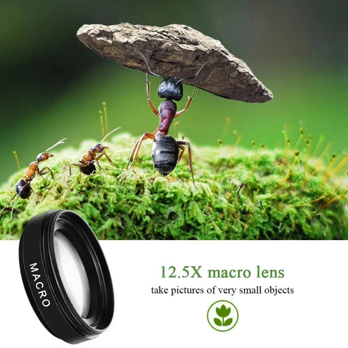 DualVision Lens Kit – 0.45X Wide Angle & 12.5X Macro Smartphone Lens