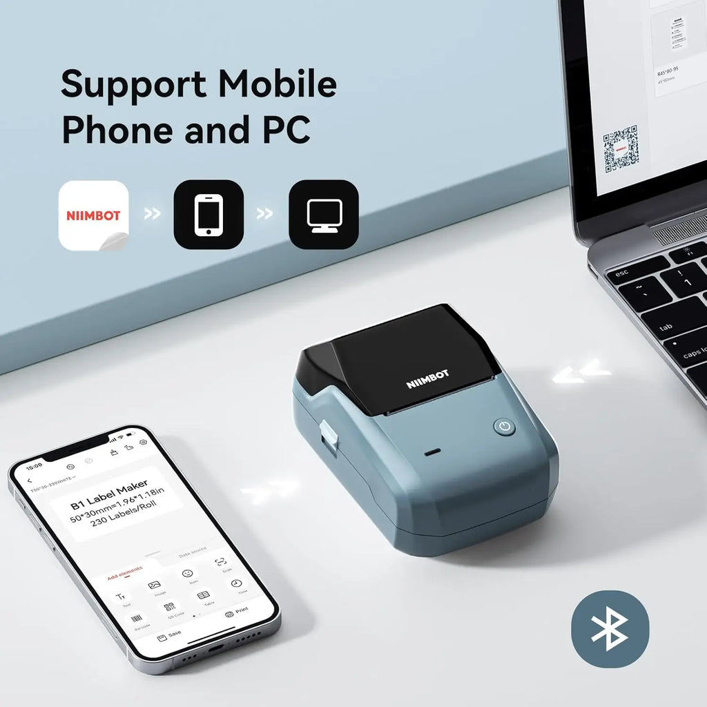 LabelMint B1 Portable Bluetooth Thermal Label Printer