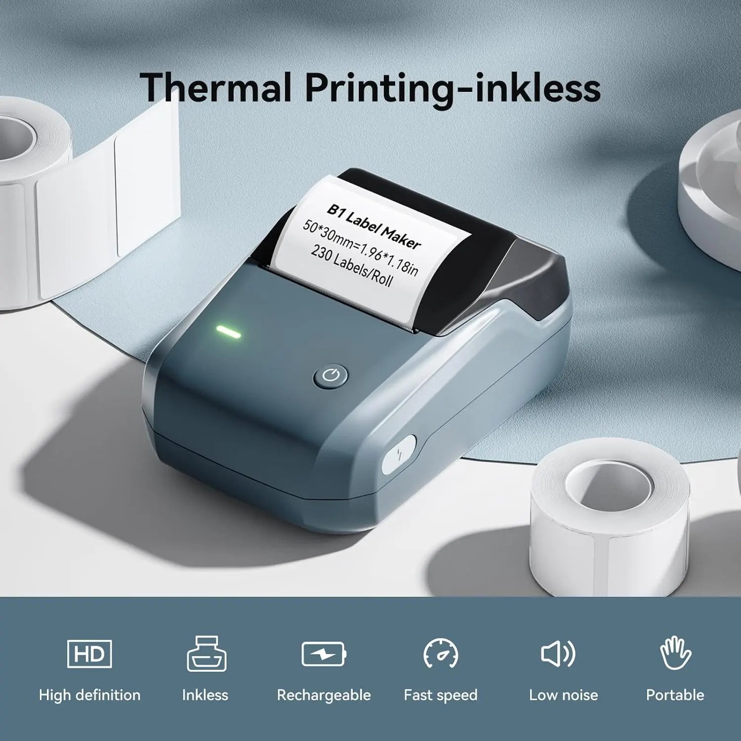 LabelMint B1 Portable Bluetooth Thermal Label Printer