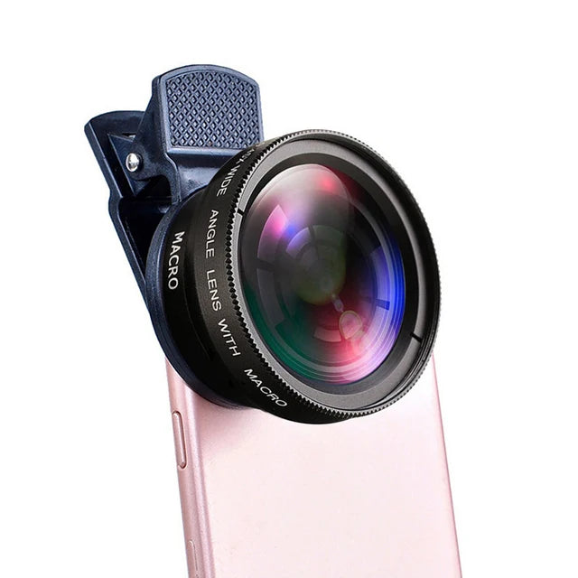 DualVision Lens Kit – 0.45X Wide Angle & 12.5X Macro Smartphone Lens
